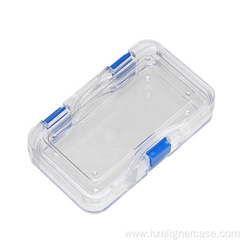 Customized Logo HN-106 Dental Clear Hinged Membrane Box